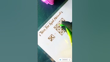 Grid Mehndi Hack || Easy Tips for beginners step by step || #mehndi #gridmehndi #shorts #ytshorts