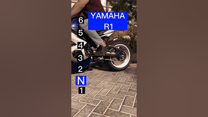 Maximum speed for each gear on a Yamaha R1