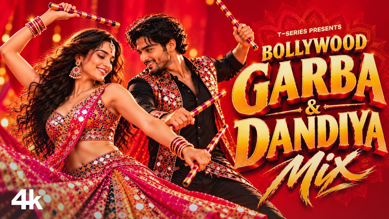 Bollywood Garba \u0026 Dandiya Mix | Non Stop Dance Songs | Best of Dandiya Songs | T-Series