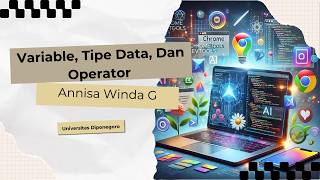 DASAR PEMROGRAMAN | VARIABLE, TIPE DATA, DAN OPERATOR