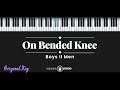 On Bended Knee - Boyz II Men (KARAOKE PIANO - ORIGINAL KEY)