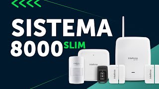 Sistema 8000 Slim  Kit Alarme Intelbras Sistema 8000 - JS Distribuidor CFTV