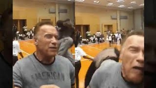Arnold Schwarzenegger Getting Drop-Kicked in the Back #FullVideo by Smith Fam Media 55 views 4 years ago 3 minutes, 55 seconds