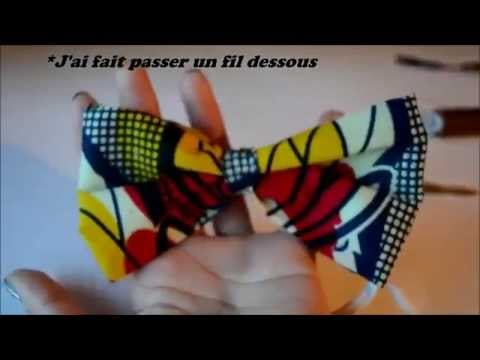 DIY noeud papillon en wax (simple et rapide) - YouTube