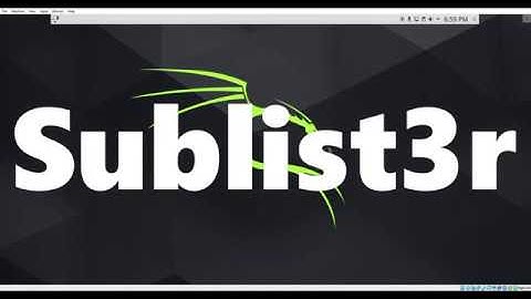 Ethical Hacking : Reconnaissance Tools : Sublist3r