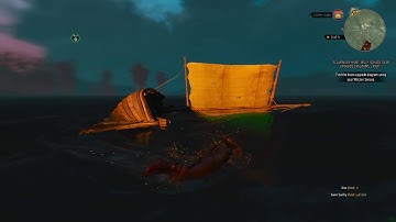 The Witcher 3 - How to get back onto a bugged boat