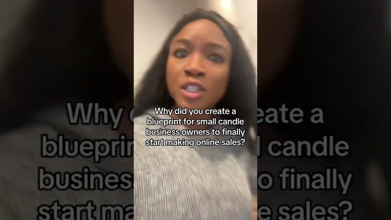 Somebody had to do it. Candles don’t just sell themselves 