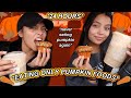 EATING ONLY PUMPKIN FOR A DAY! | MontoyaTwinz