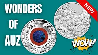 Hot New Perth Mint Wonders Of Australia - The Outback Opal Bullion Silver