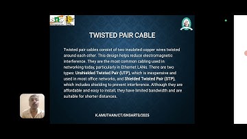 Transmissions media | SNS Institutions |Lecture video