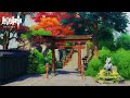Genshin 🍂 Stairs leading to the shrine | Serenitea Pot Design || 神社へ続く階段 塵歌壺 [ 原神 ] replica id | 模本