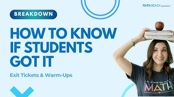 Quick Formative Assessment Made Easy: Exit Tickets & Warm-Ups for Every Math Lesson