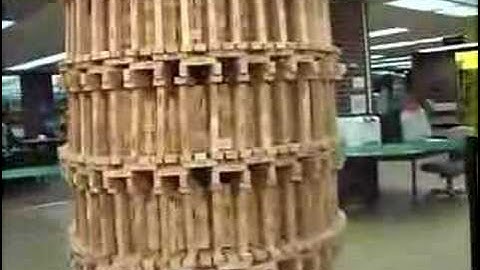 Jenga Tower Of Pisa Crash - HQ Full Video