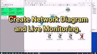 Create interactive network diagram and monitor from it.