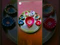 Handmade Diya painted by me || #Shorts #diya #like