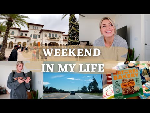 WEEKEND IN MY LIFE | shop at Disney Springs, mini grocery haul, & chat with me!