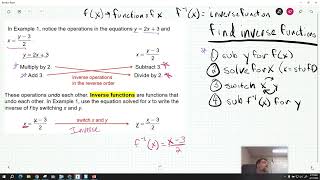 Algebra 2 Unit 7 Inverse Functions Example 1B
