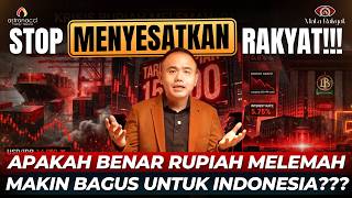 STOP THE MISINFORMATION!! IS A WEAKER RUPIAH BETTER?? THIS IS THE RUPIAH'S SWEET SPOT