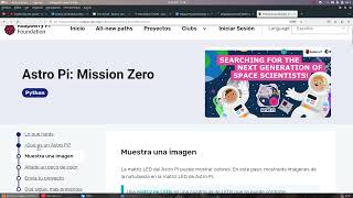 Simulador SenseHat  Simulador trinket.io TIC ESO Bachillerato IES Monterroso