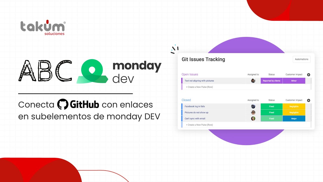 C mo conectar github con enlaces en subelementos i abc monday dev youtube
