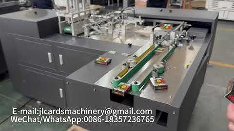 Automatic Counting Machine Game Cards Box Poker Packaging Machine