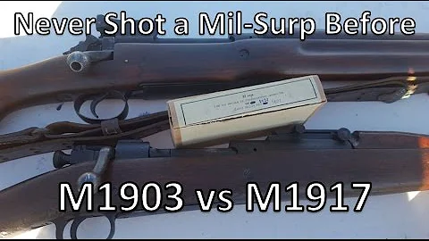 Never Shot Military Surplus Before (Springfield 1903 vs Remington 1917) - Part 3