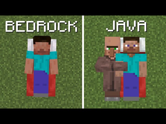 Java vs Bedrock but 2013 vs 2023 