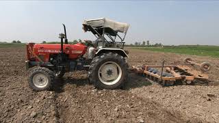 RPM भी कम किए पर बात नही बनी Swaraj 855 tractor 1400 rpm mileage test with 18 Disc harrow in gandhra