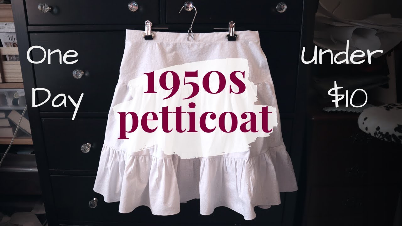 One Day-ish Make || 1950s petticoat for under $10