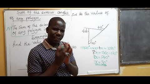 Lesson 3 of 4: Polygons - sum of exterior angles