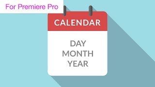 Calendar Page Turns - Motion Graphics Template