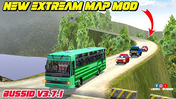 🎀🤩NEW LONGEST EXTREAM MAP MOD BUSSID V3.7.1🔥😎