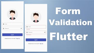 Flutter Form Validation  Validate Login Form In Flutter Tutorials