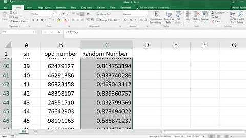 Simple Random Sampling (SRS) in Medical Science Using Microsoft Excel