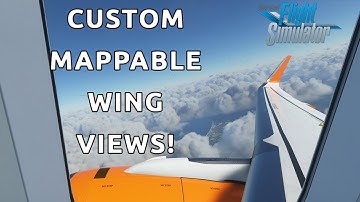 How To Get MAPPABLE CUSTOM WING VIEWS On Microsoft Flight Simulator!