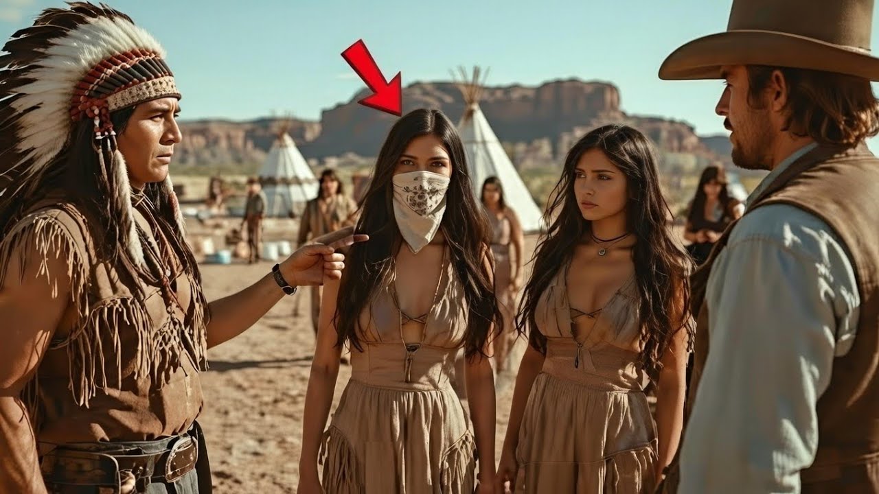 Cásate con mi hija fea o vete” — El vaquero aceptó… y cuando levantó el velo, todo cambió