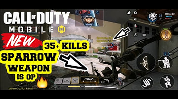 The New Sparrow Weapon in COD Mobile is so op Damn | 35+ Kills | Call Of Duty Mobile