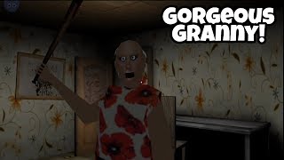 GORGEOUS GRANNY! | Granny Horror Game Mod #4 screenshot 2