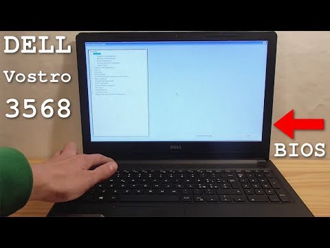 DELL Vostro 3568 • BIOS access and settings overview
