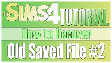 TS4 Tutorial: Recover old saved files #2/HASSLE FREE
