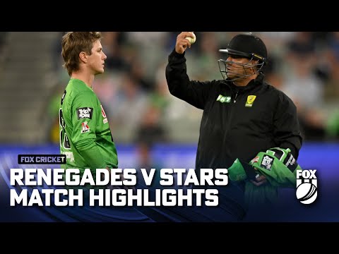 Melbourne Stars vs Melbourne Renegades - Match Highlights  | Fox Cricket | 03/01/23