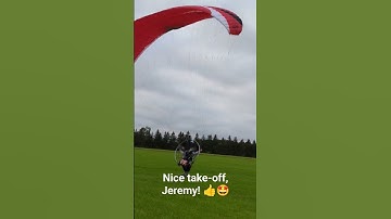 Nice take-off, Jeremy! 👍🤩 #paramotor #ppg #flying #extremesports