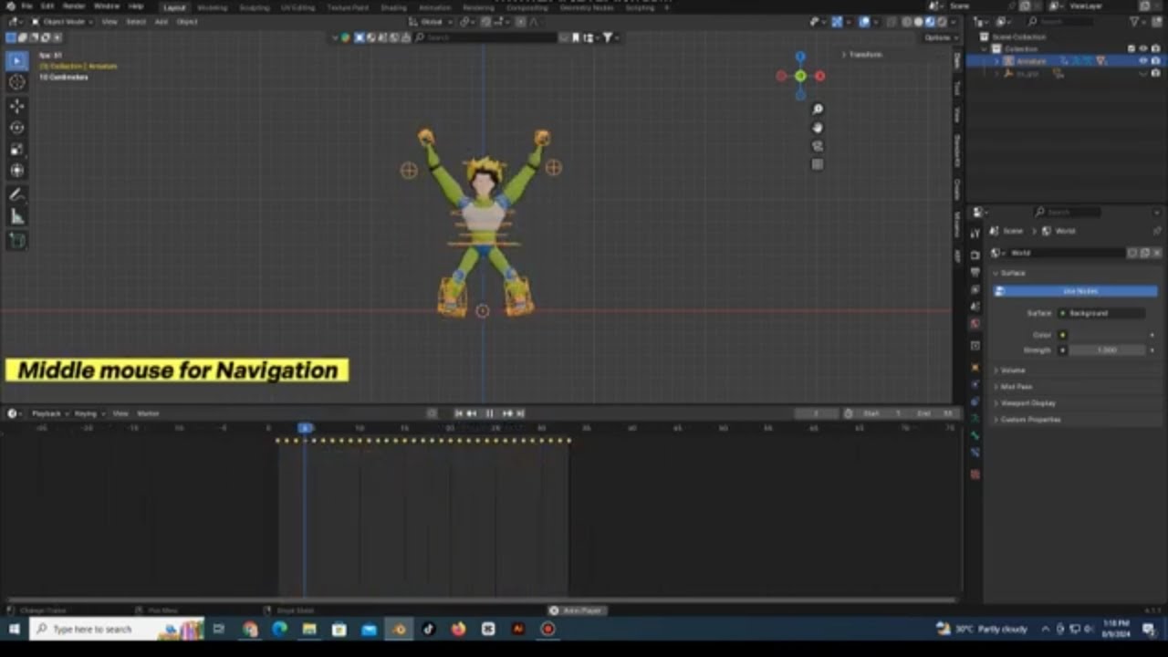 Switch between cameras in blender - YouTube