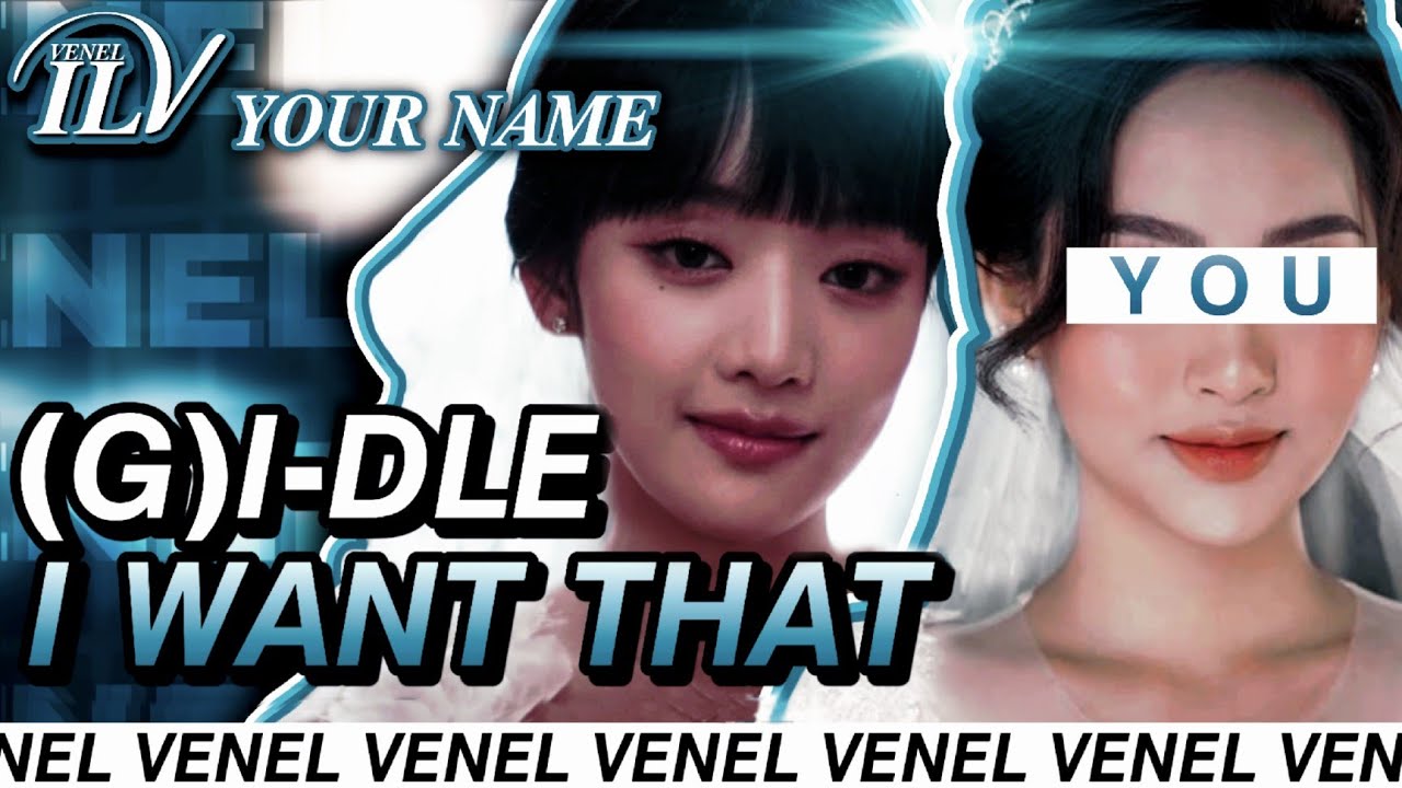 (G)I-DLE - I WANT THAT | YOU as A Member OT6 | Karaoke + Color Coded Lyrics + Line Distribution