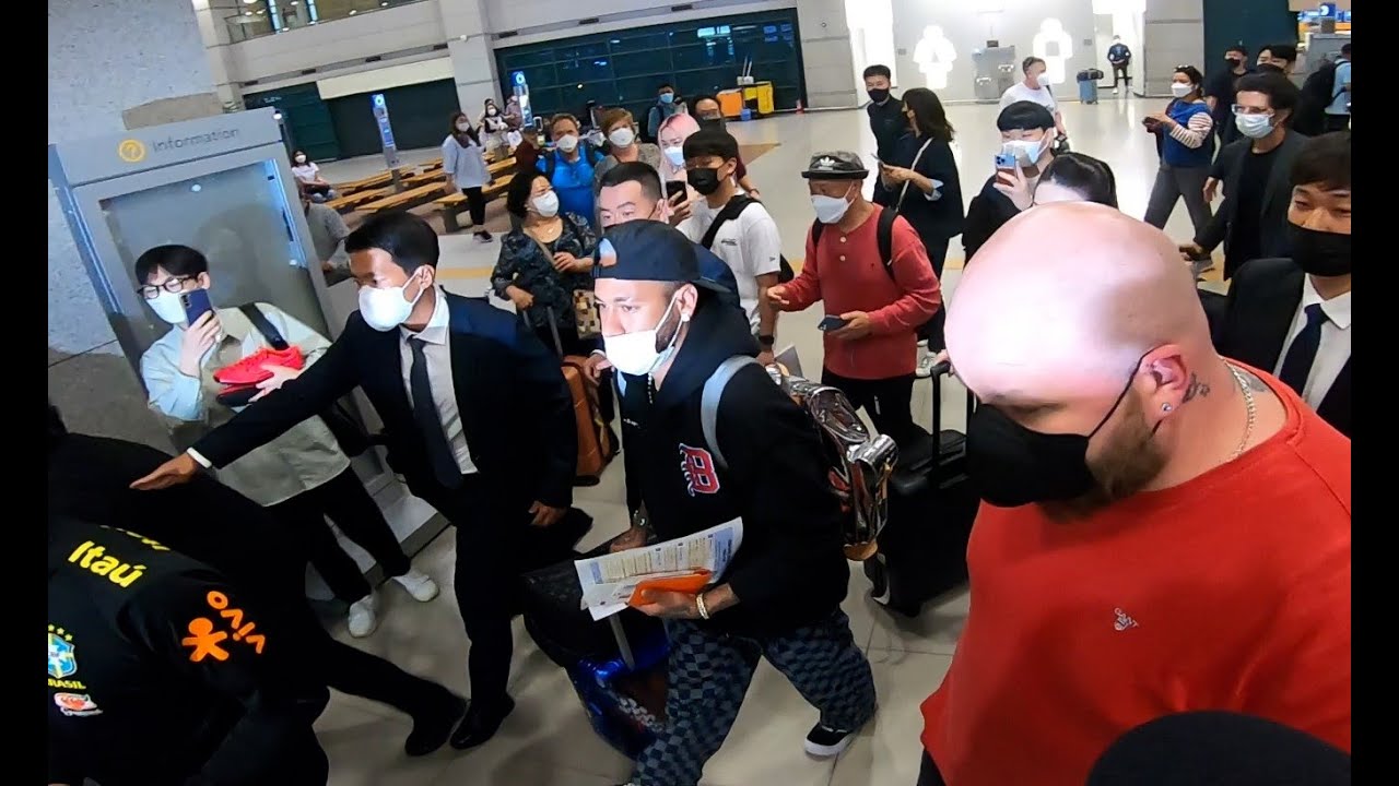 한국 방문한 네이마르