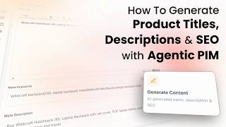 How To Generate Product Titles, Descriptions & SEO with AI | Open Source PIM