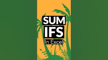 How to use sumifs function in Excel ♥️ #shorts #exclusive #viral #short