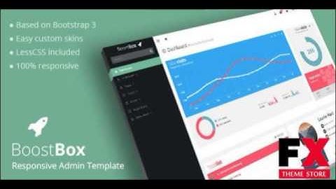 Preview Boostbox - Responsive Admin Dashboard Template TFx