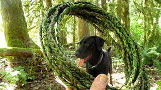 30 feet of strong utility rope made from trailing blackberry vines. to
say that these vines are common in the pacific northwest would be an
understatement an...