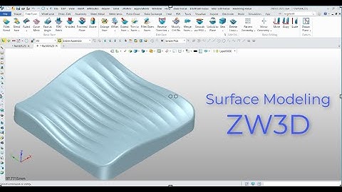ZW3D Example 49 - Surface Modeling